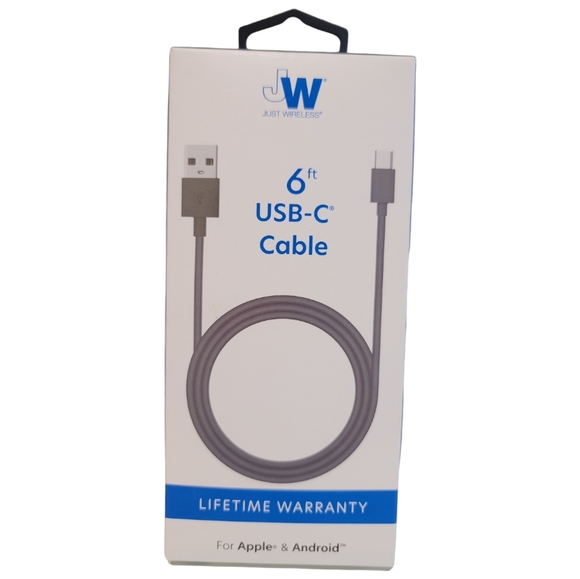 Just Wireless 6ft USB-C Cable For Apple and Android - Picture 4 of 4
